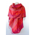 Étole en soie - Orange, parme et fushia