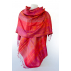 Étole en soie - Orange, parme et fushia