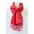 Étole en soie - Orange, parme et fushia
