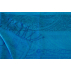 Étole en soie - Bleu turquoise bicolore
