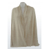Étole unie en cachemire jersey chiné - Beige