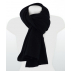 Étole unie en cachemire jersey chiné - Bleu marine