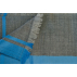 Foulard à chevrons en laine et soie - Bleu