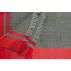 Foulard à chevrons en laine et soie - Rouge