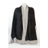 Foulard bicolore - Noir