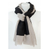 Foulard bicolore - Noir