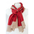 Foulard bicolore - Rouge