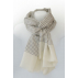 Foulard imprimé à pois en cachemire - Gris