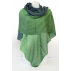 Foulard dégradé motif cachemire - Dégradé de verts