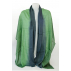 Foulard dégradé motif cachemire - Dégradé de verts
