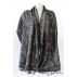 Foulard en soie - Noir argenté