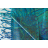 Foulard en soie - Bleu roi et turquoise