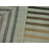 Foulard à rayures en cachemire et soie marron