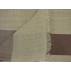 Foulard en cachemire et soie à rayures - Marron