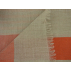 Foulard en cachemire et soie à rayures - Orange