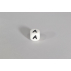 Perle en silicone pour attache tétine - lettre A