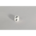 Perle en silicone pour attache tétine - lettre J