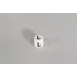Perle en silicone pour attache tétine - lettre L