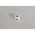 Perle en silicone pour attache tétine - lettre N