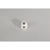 Perle en silicone pour attache tétine - lettre V