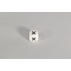 Perle en silicone pour attache tétine - lettre X