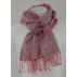 Écharpe en laine - Rose et beige