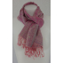 Écharpe en laine - Rose et beige