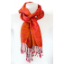Écharpe en soie - Orange