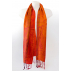 Écharpe en soie - Orange
