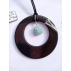 Pendentif Shungite avec Aigue-Marine