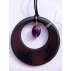 Pendentif Shungite avec Améthyste