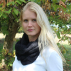 Snood alpaga noir - Tricoté main
