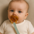 Attache Tétine en Coton Bio Teddy Vert