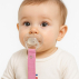 Attache Tétine en Coton Bio Teddy Rose