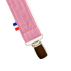 Attache Tétine en Coton Bio Teddy Rose