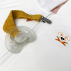Attache Tétine en Coton Bio Teddy Honey
