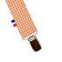 Attache Tétine en Coton Bio Teddy Vichy