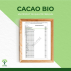 Cacao Bio en Poudre - Goût Intense - Sans sucre - 100% Fève de Cacao - Conditionné en France - 400g