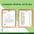 Charbon végétal actif Bio - Complément alimentaire - Digestion Gaz Ventre plat - Fabriqué en France - Certifié Ecocert - 60 gélules