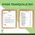 Hiver Tranquille Bio - Complément alimentaire - Système immunitaire - Fabriqué en France - Vegan - Certifié écocert  - 60 gélules