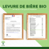 Levure de Bière Bio - Complément alimentaire - Vivante & Active - Fabriqué en France - Certifié écocert - 60 gélules