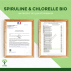 Spiruline & Chlorella Bio - Complément Alimentaire - Protéines Fer - Conditionné en France - Vegan - Certifié écocert - 600 comprimés