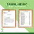 Spiruline Bio - Complément alimentaire - Protéines Phycocyanine Fer - Conditionné en France - Vegan - Certifié écocert - 600 Comprimés