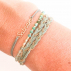 Bracelet Sat Nam plaqué or