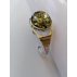 Bracelet en ambre vert avec monture