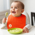 Bavoir en Coton Bio Fraise