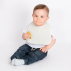 Bavoir en Coton Bio Blanc