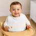 Bavoir en Coton Bio Blanc