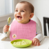 Bavoir en Coton Bio Rose