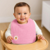 Bavoir en Coton Bio Rose